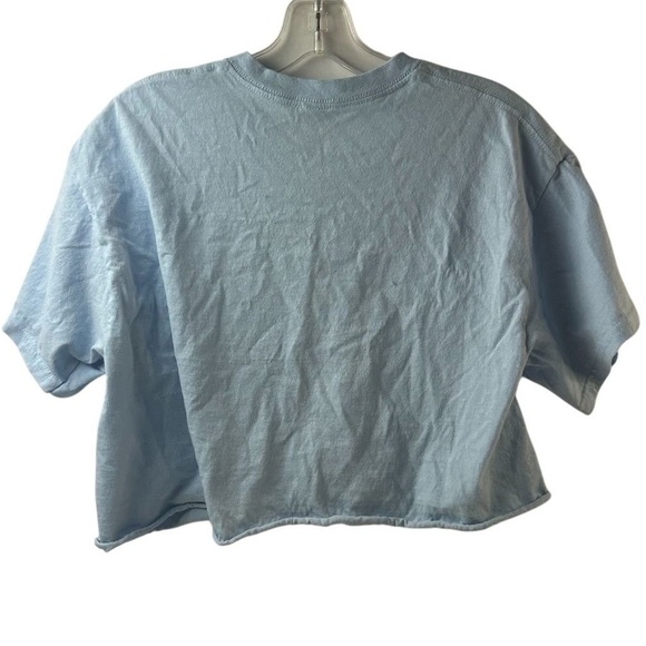 Vintage '94 Ford Bronco Built Wild Graphic T-Shirt Women’s Cropped L Blue - Picture 2 of 6